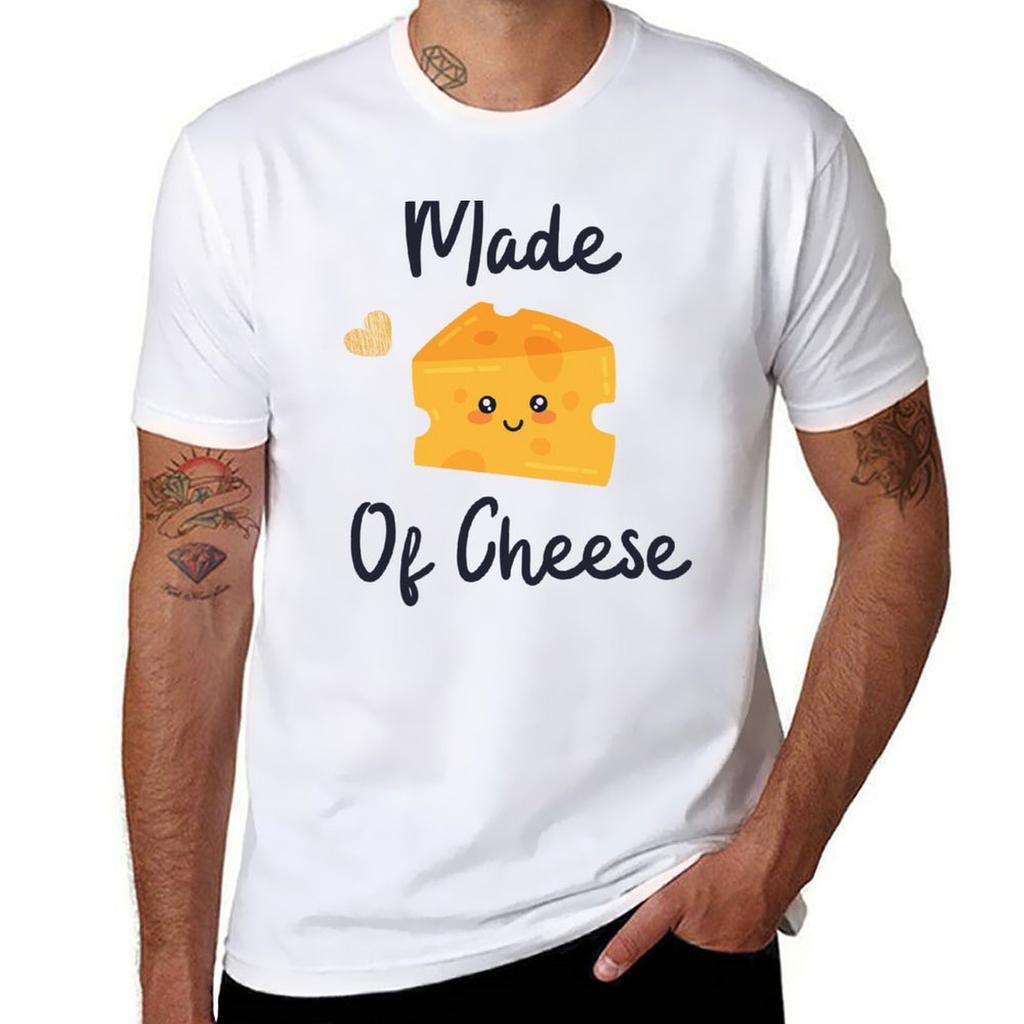 Cute Funny Made Of Cheese Baby Gift Idea Tshirt Quick Dry Sports Short Sleeve Tee