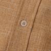 Men Stand Collar Half Placket Chest Pocket Short Sleeve Cotton Linen Shirt Solid Loose Breathable Casual Summer Blouse