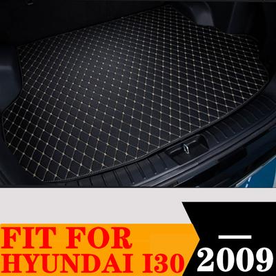 Sinjayer Car Trunk Mat ALL Weather AUTO Tail Boot Luggage Pad Carpet Flat Side Cargo Liner Cover For HYUNDAI I30