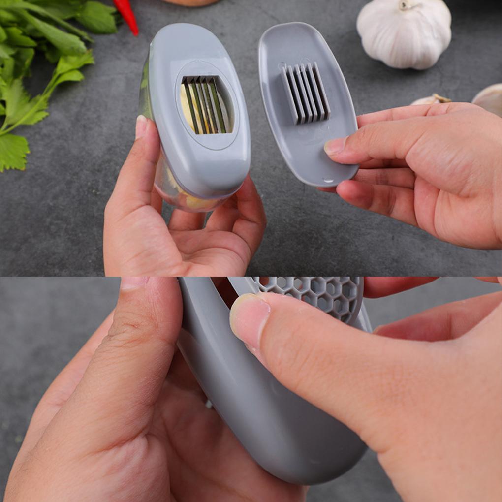 ABS Small Household Garlic Forgrinder Essential Cooking Tool Container Kitchen Small Tool Pressing