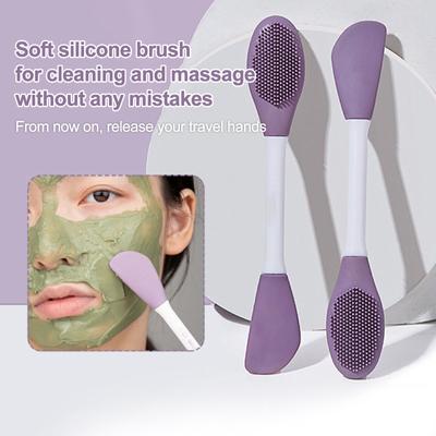 Silikon-Gesichtsmaskenbürste, Gesichtswasch-Massagebürste, Schlammmaske, Abstrichgesicht, hausgemachtes weiches Maskenwerkzeug, Spezialbürste