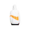 Nike Big Swoosh Half-Zip Jacket Men Outerwear White Orange AJ1404-123