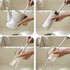 1-5Pcs Bendable Cup Cleaning Brush Cup Scrubber Glass Cleaner Kitchen Cleaning Tool Long Handle Bottle Glass Cup Cleaning Brush
