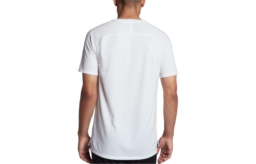 Nike T Shirts Men's White Crew Neck Moderate Straight Fit 882992-100