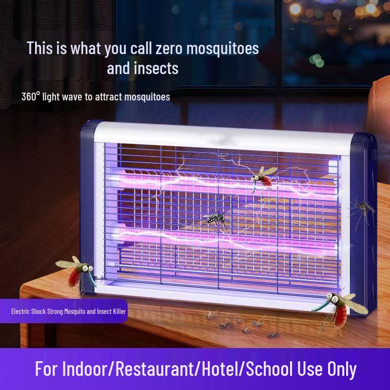 ZG Electric Shock Mosquito & Fly Killer Lamp for Restaurant & Household Use