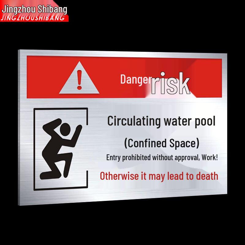 Limited Space Safety Warning Signs 20*30cm