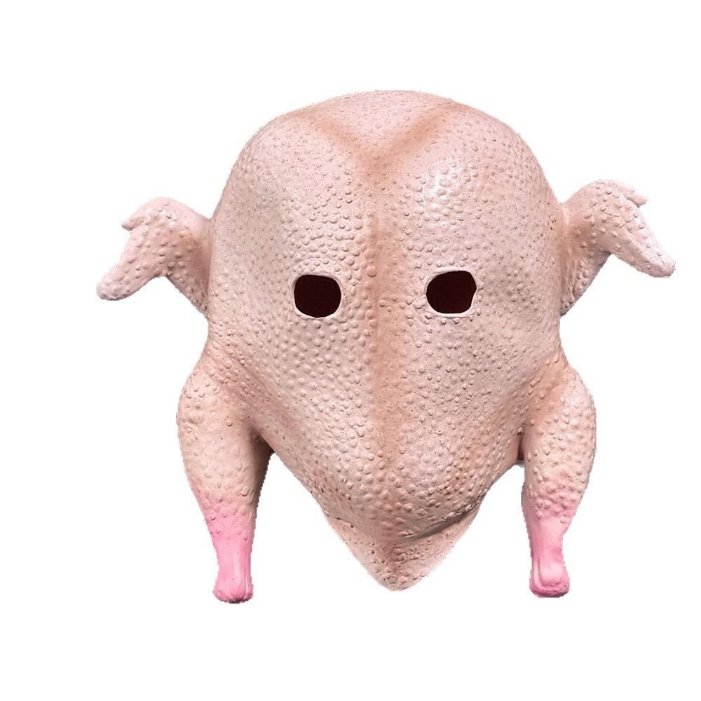 Realistic Turkey Chicken Latex Mask Funny Animal Latex Headgear  Cosplay Props Latex