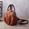 Faux Leather Backpack for Woman Vintage Everyday Backpacks Women Luxury Bags Designers Brown Green Wine Red
