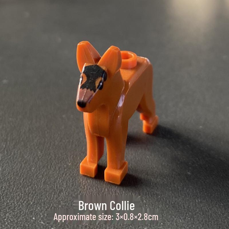 LEGO-Compatible Small Animal Models: Elephant, Camel, War Horse, Gorilla, Giraffe for Zoo Bricks