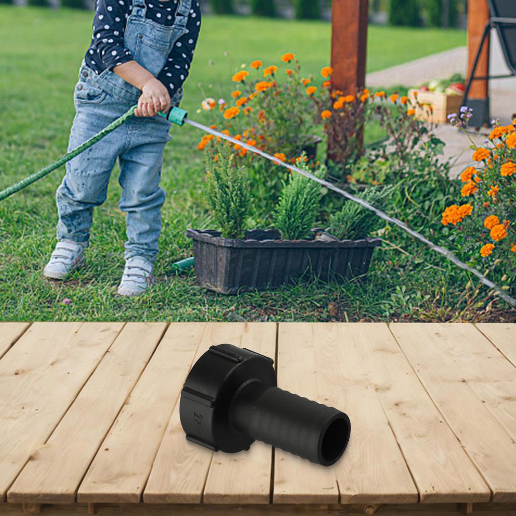 1 Pcs 1000L IBC 38mm Water Tank Black Garden Hose Adapter Installation Tool Garden Replacement Accessories