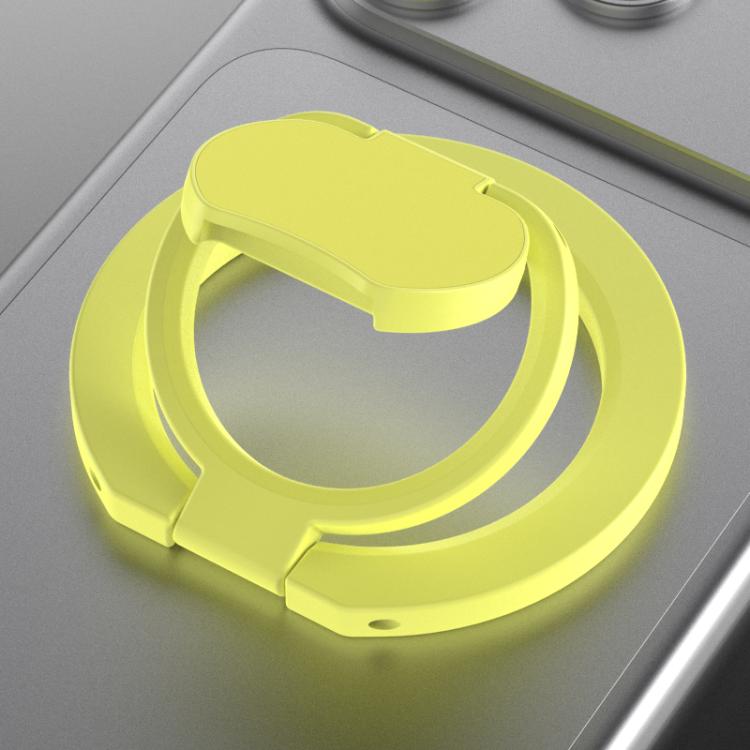 Solid Color Folding Double‑Sided Magnetic Ring Phone Holder Multi‑Angle Adjustable Portable Phone Stand