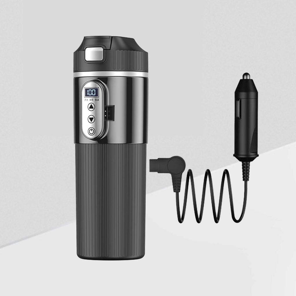 Car Heating Cup Stainless Steel Electric Heat Water Cup Coffee Mug for Tea