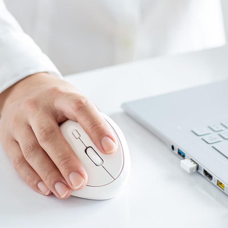 SANWA GMAERGW17 Ergonomic Bluetooth Wireless Mouse