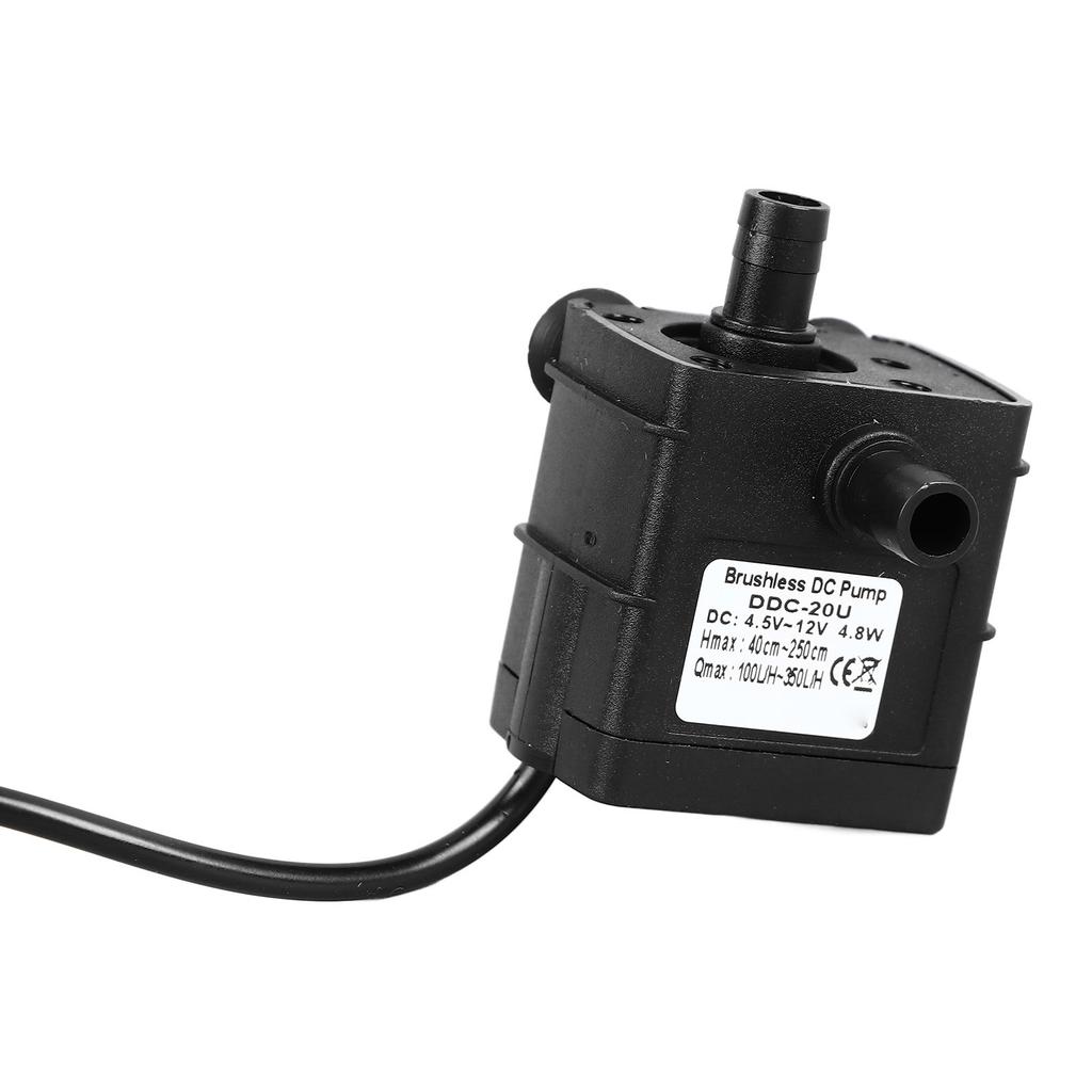 Small Submersible Water Pump Photovoltaic Solar Power DC Battery Driven Circulating Brushless Mini