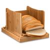 Bamboo Home Bread Cutting and Slicing Board - Durable Chopping and Toasting Plate