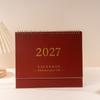 Foldable 2027 Desktop Desk Calendar Portable Flip Calendar Table Calendar  Table Decorations