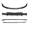 Tesla Model 3 V Style Carbon Fiber Front Lip & Side Skirts Kit