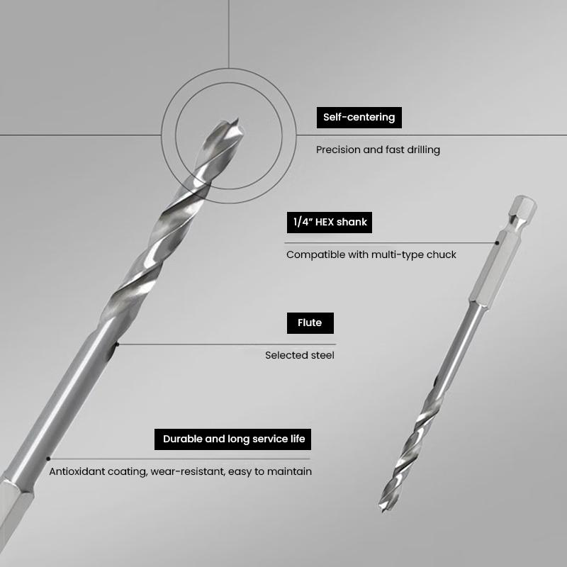 Bosch Pro Wood Drill Bits Woodworking Drill Bits 5Pcs Kit PRO Series HSS