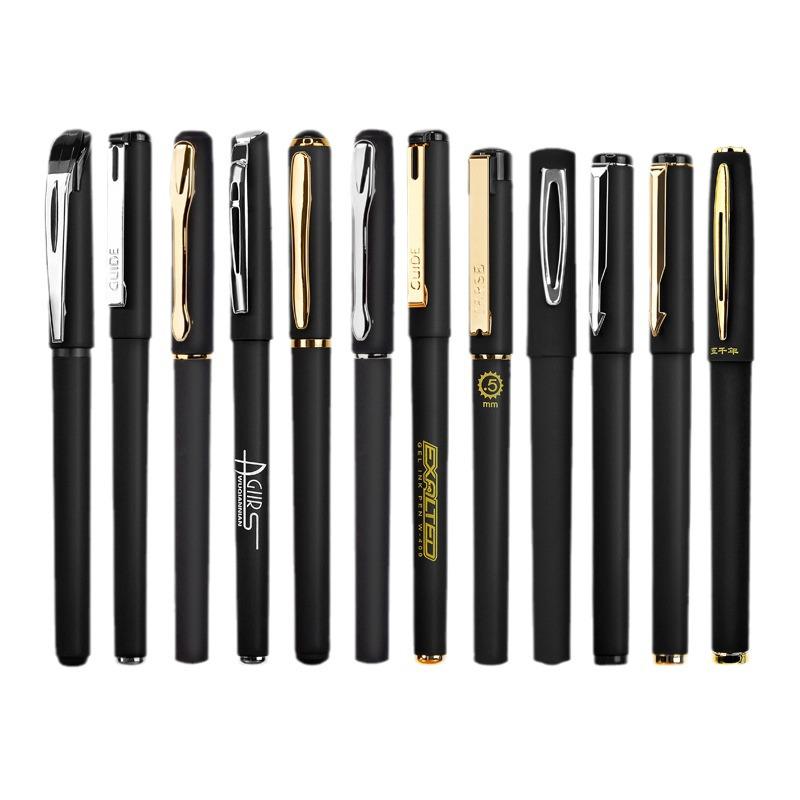 Five Thousand Year Neutral Pen 0.5mm Black Frosted Barrel High-End Office Signature Pen with Custom Logo