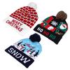Christmas Knitted Soft Warm Winter Hat Light Hat for Children Adults Festivals Holiday Party