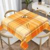 1pc, Autumn Checkered Tablecloth, Fashionable Check Design, Rectangular Polyester tablecloth.PMJ