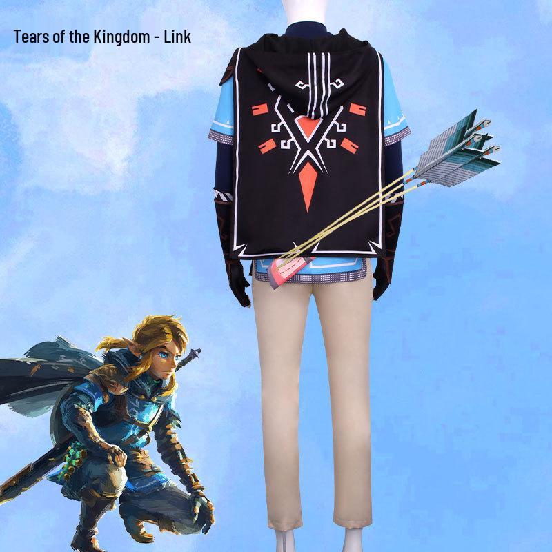 The Legend of Zelda: Tears of the Kingdom Link Cosplay Costume Full Set