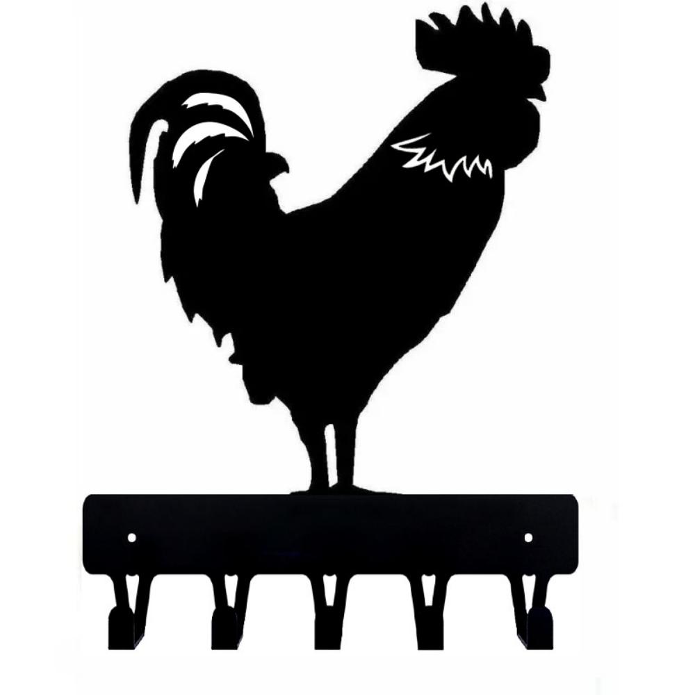 1 Stück Hahn Bauernhof Schlüsselbrett Wandmontierter Haken Aufhänger Kunstwerk Form Dekoration Handtuchhalter, Über-Tür-Haken