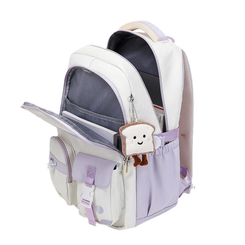 2024 Korean Style Large-Capacity Multifunctional Backpack for High School & University Girls