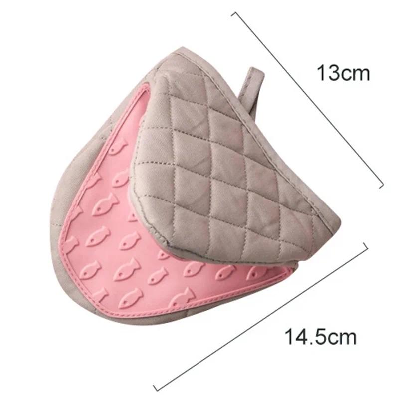 1PC Fish Shaped Silicone Anti Scald Oven Gloves Kitchen Silicone Gloves Tray Dish Holder Oven Gloves Multi-purpose Gloves