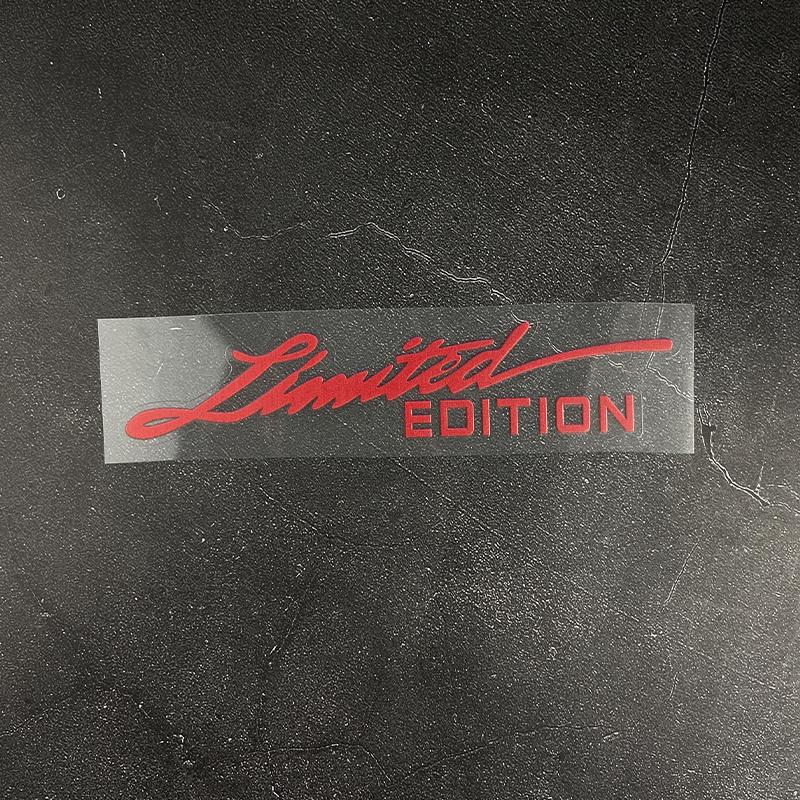1PC Limited Edition Motorcycle Sticker Waterproof for Motorbike Fuel Tank Fairing Helmet Box Scooter Universal Vinyl Decals