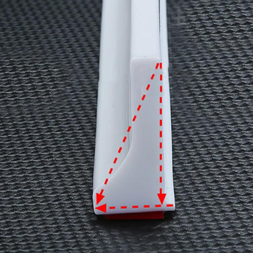 50/100,Silicone-Shower Barrier Water Stopper Bathroom Waterproof Strip Dry &Wet