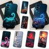 Cool Scorpion Art For Samsung Galaxy A73,31,8,9,52,J7,22,Note,72,41,71,53,32,Soft Black Silicone Cover Case