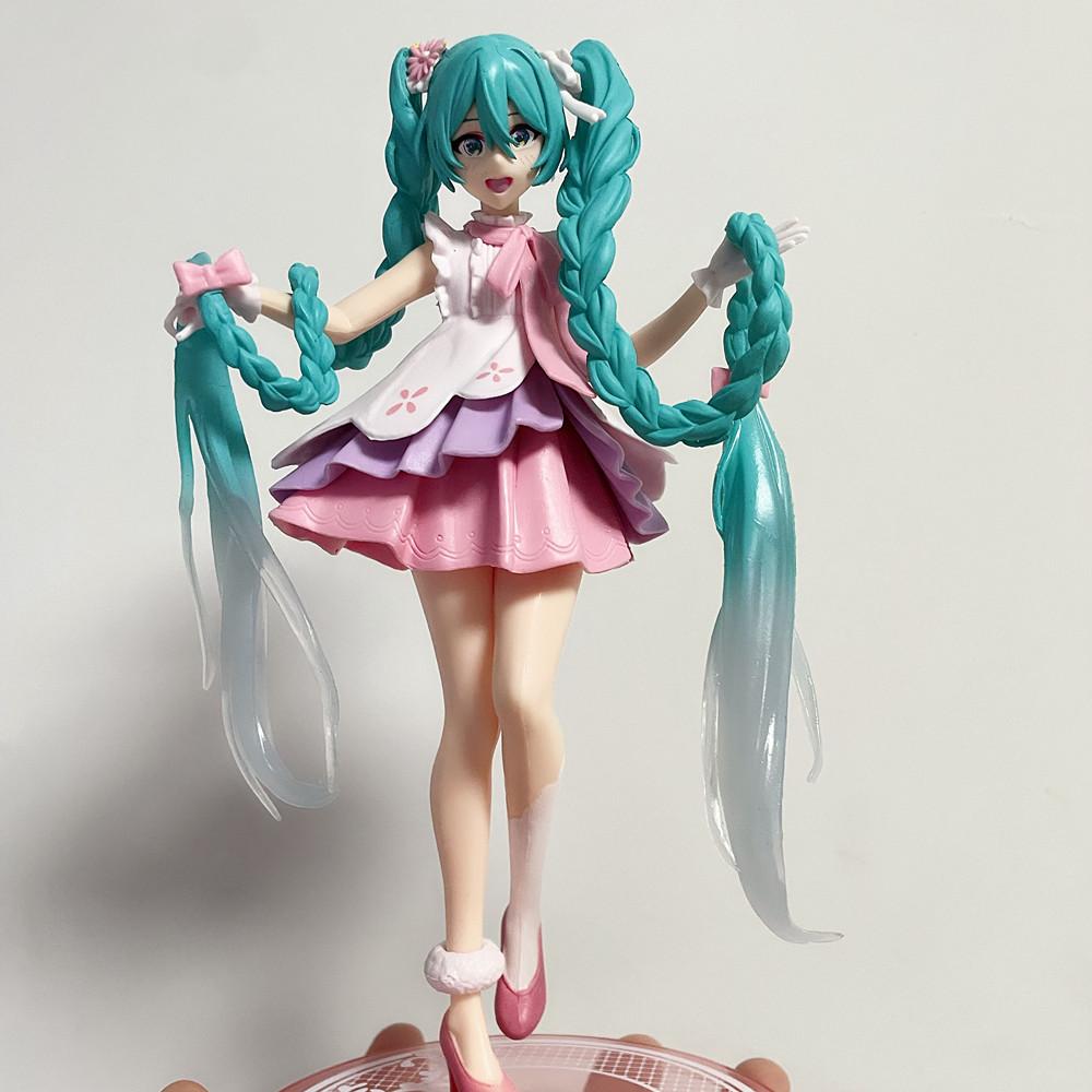 Japanese Anime New Hatsune Miku Figure Sexy Character Ornaments upskirt girl Kawai girl Decoration Toy Adult kid Birthday Gift