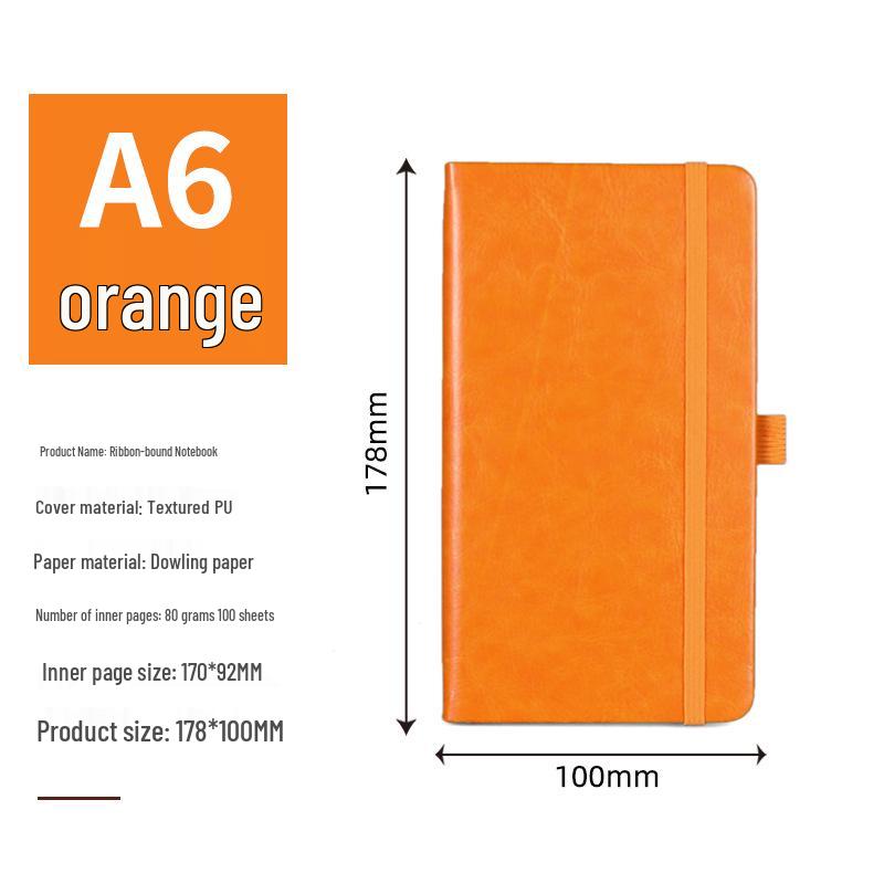 A5 Custom Ribbon Hardcover Notebook for Students and Professionals