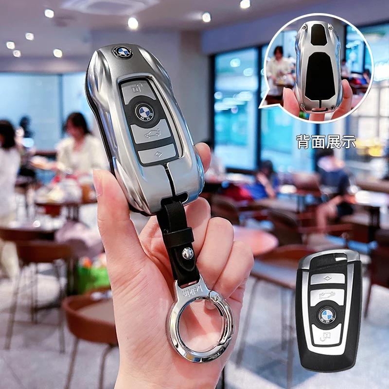 Car Remote Key Case Cover Shell Fob For BMW X1 U11 G70 7 Series 320i X3 X5 X7 i7 G07 LCI iX G09 XM U06 G81 M3 2023 2024 ussh51