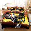 Sexy Girl Motocross Duvet Cover Extreme Sports Theme Bedding Set for Boys Teens Man Microfiber 3D Beauty Queen King Quilt Cover
