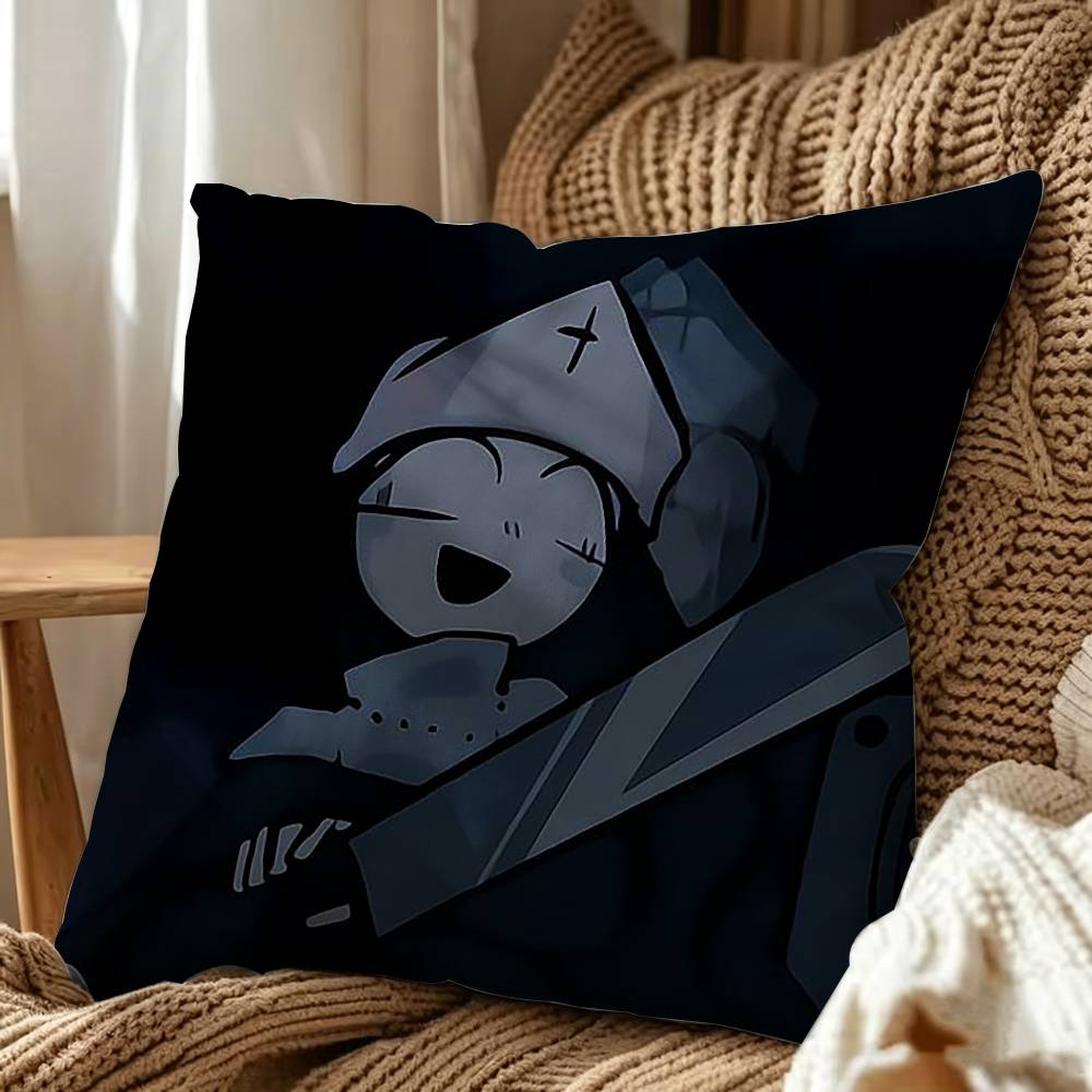 FNF Mid-Fight Masses Taki Square Pillow Case Multi Sizes For Car Home Bedroom Decor Custom Valentine Gifts