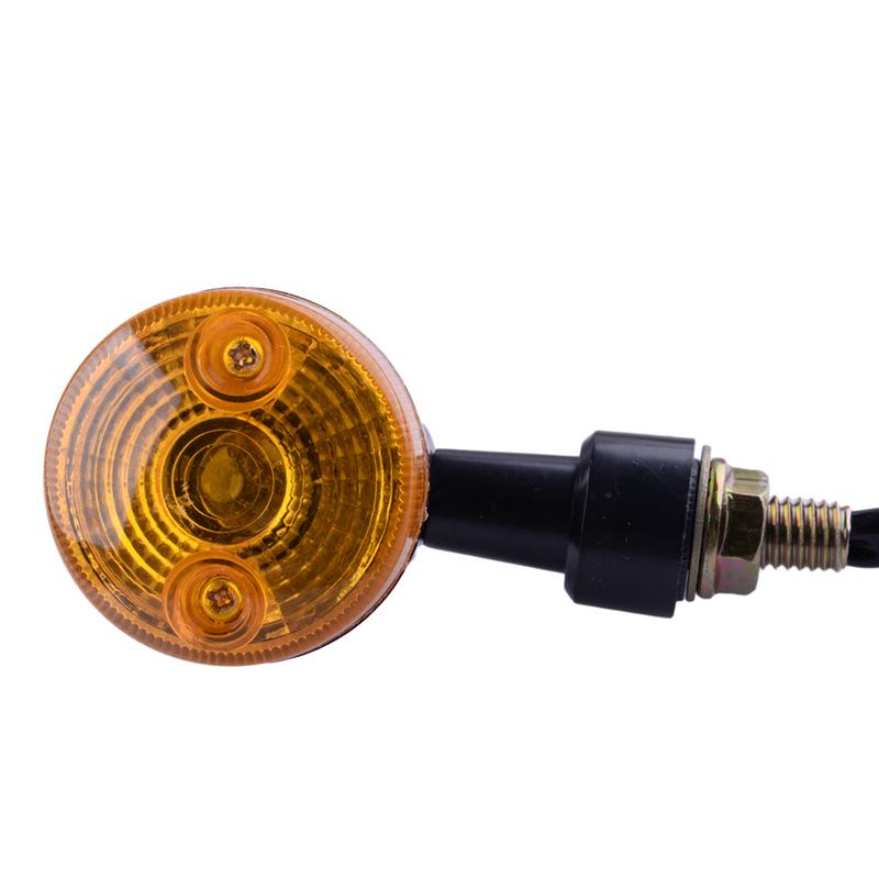 12V 5W Motorbike Scooter Dirt bike ATV UTV Amber Small Rounded Halogen Turn Signal Light Indicator Blinker