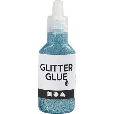 Glitter Glue - Single - Light Blue - 25 Ml - Precise Applicator Tip