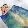 Watercolor Night Sky Throw Blanket funny gift Sofa warm winter Retros Blankets