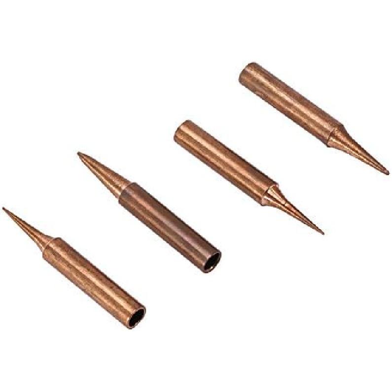 

15 pcs 900M-T Series Pure Copper Replaceable Solder Iron Tips Set Low Temperature Soldering Station Tool Shape K B, I, SI, SK, 1C, 2C, 3C, 4C, 5C,