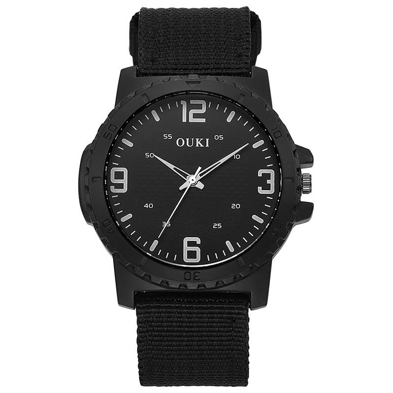 Fashion Men's Outdoor Sports Quartz Watches Top Brand Luminous Large Dial Watches Nylon Strap Men's Original Design Watches