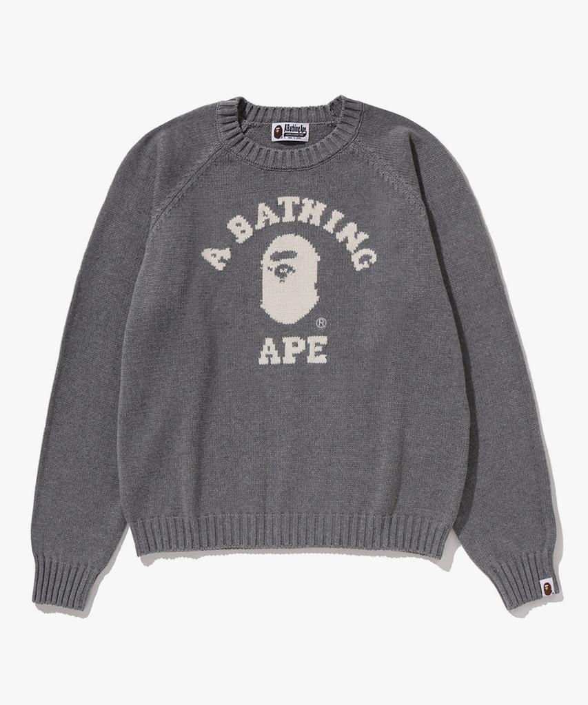 Beipeu College Knit Sweater (W) Gray