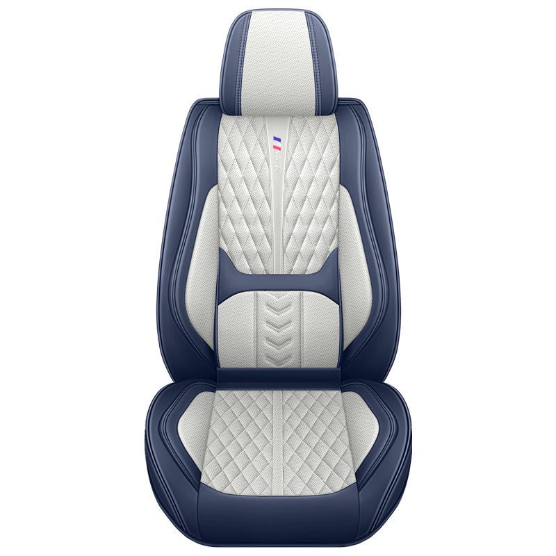 All-Season Breathable Napa Leather Car Seat Cover - Full Surround Cushion