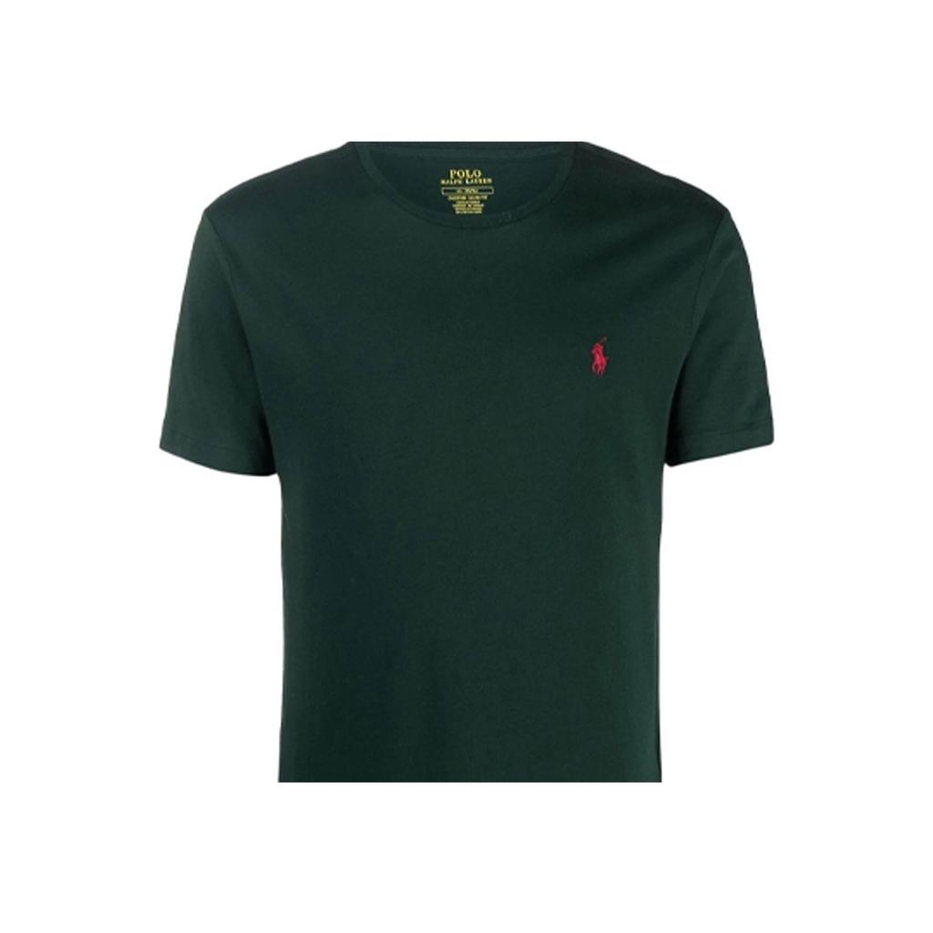 Polo Ralph Lauren Logo Crew Neck Short Sleeve T-Shirt Men Tops Green 710671438-191