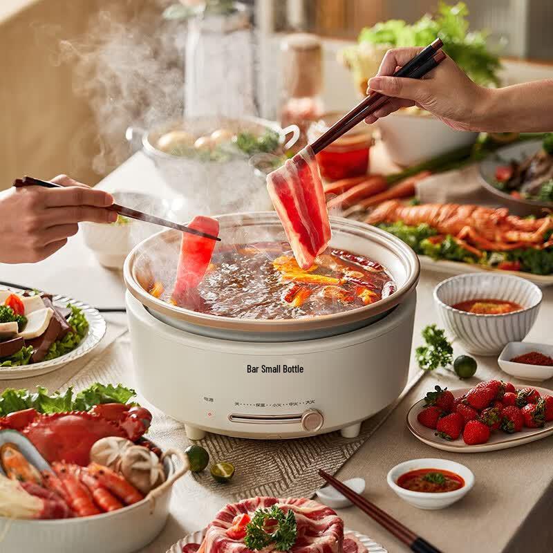 Little Bear Electric Hot Pot DHG-P50F1 CN Plug (adapter Included)