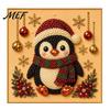 Relaxing Hobby for Adults Xmas Faux Pearl Painting Kit, Christmas 3D Art DIY Creative Winter Activities Holiday Craft Project Adults,