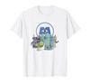 Retro Poster Featuring Iconic Characters from Disney Pixar's Monsters, Inc. (T-shirt)