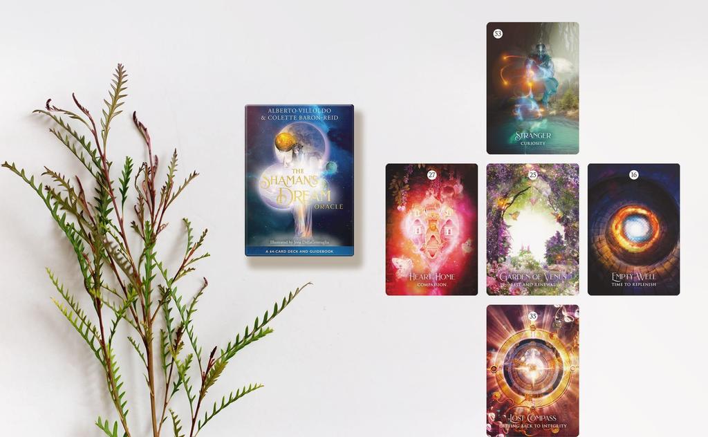 I.I.J Oracle Cards Shaman's Dream Oracle Japanese Edition Affirmation Fortune Telling with Japanese Instruction Manual