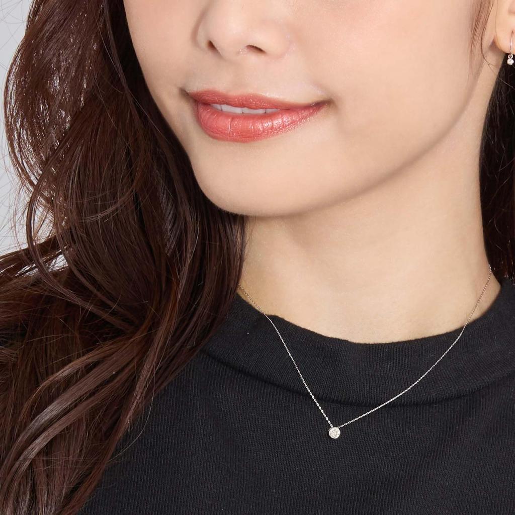 Lala Christie H&C Diamond Fukurin Necklace 0.2ct Platinum PT900 lp37-0004-pt